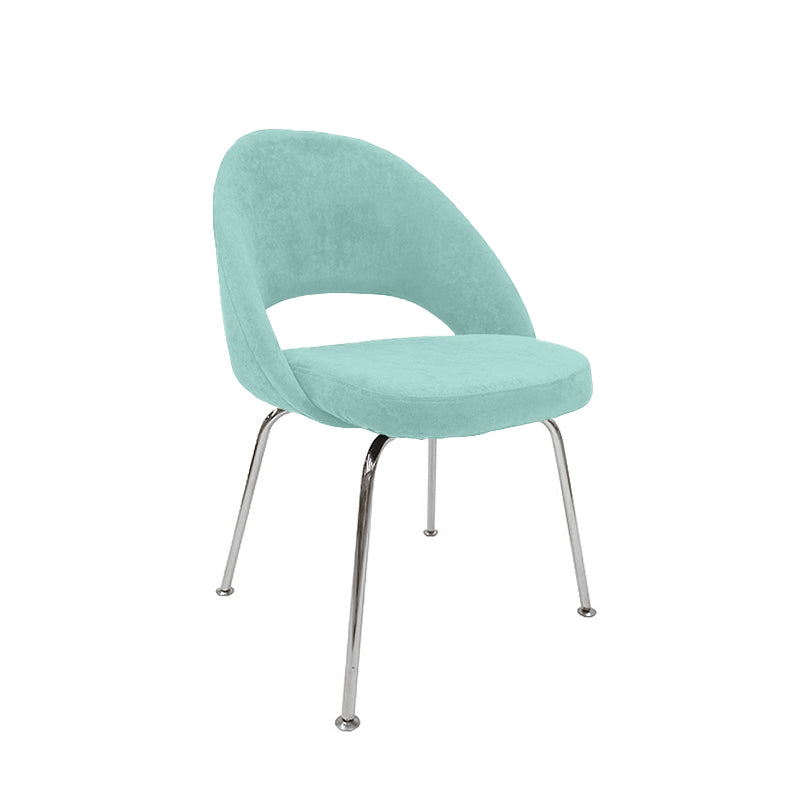 Silla Saarinen Tub Pana Veluti, Base Cromo o Negra